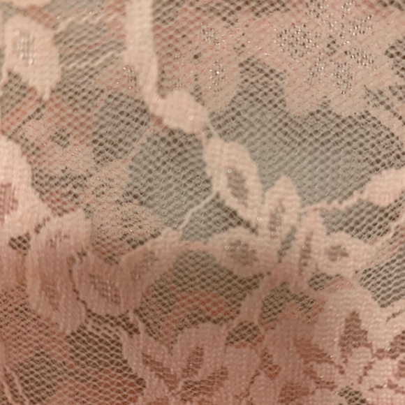 Intimately Free People Floral Peach Lace Tank M - Picture 5 of 6